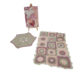 Rose Dust Harmony - Wrapped in soft blush and gentle warmth.